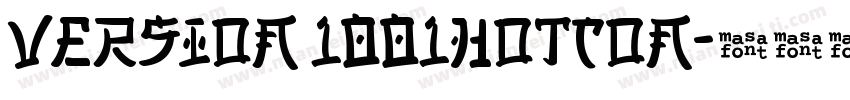 Version 1001hotcon字体转换